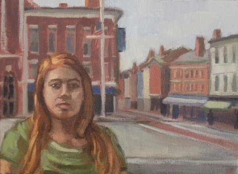 Portrait of Sarah at Market Square